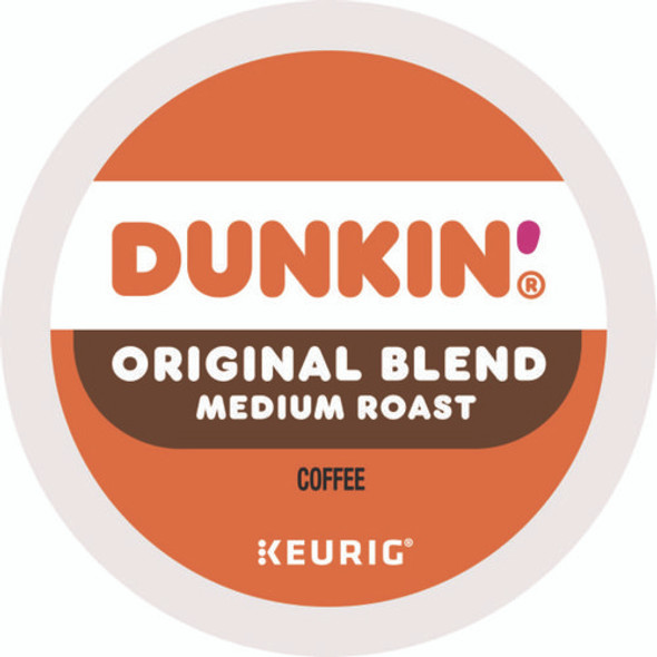K-Cup Pods, Dunkin Regular, 88/Carton