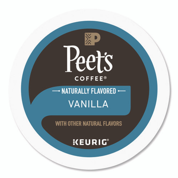 Vanilla K-Cups, 0.33 oz K-Cup, 22/Box