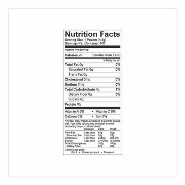 Raw Turbinado Sugar, 0.16 oz Packet, 200/Box