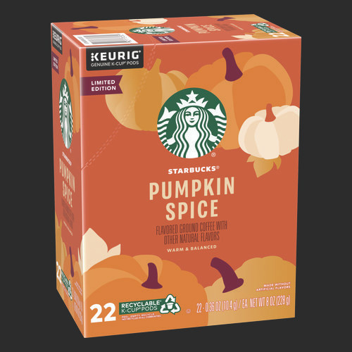Pumpkin Spice Coffee K-Cup, 22/Box