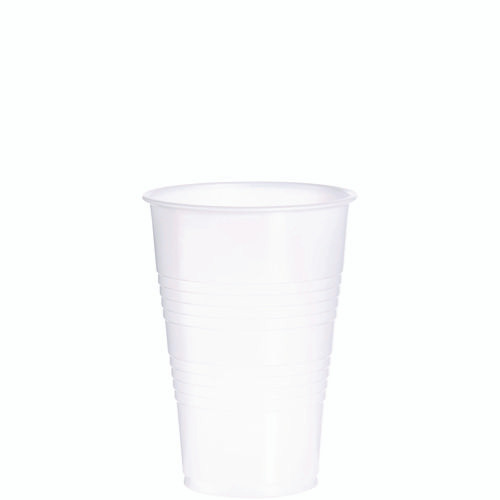 High-Impact Polystyrene Cold Cups, 16 oz, Plastic, Translucent, 50/Sleeve, 20 Sleeves/Carton