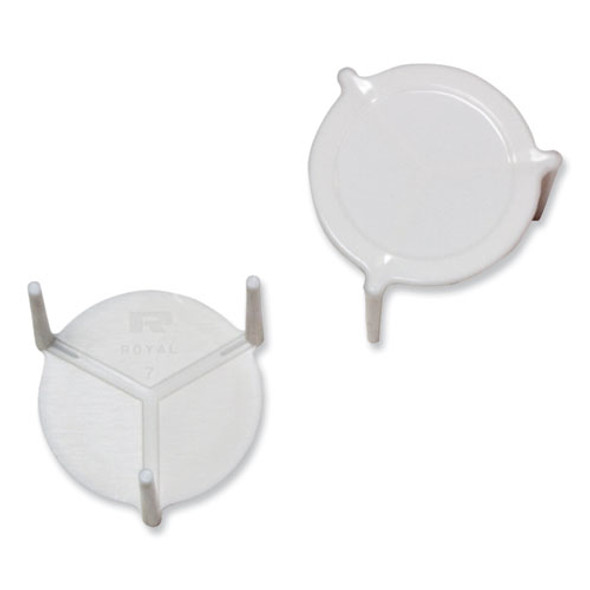 Pizza Savers, Plastic, White, 100/Box, 10 Boxes/Carton