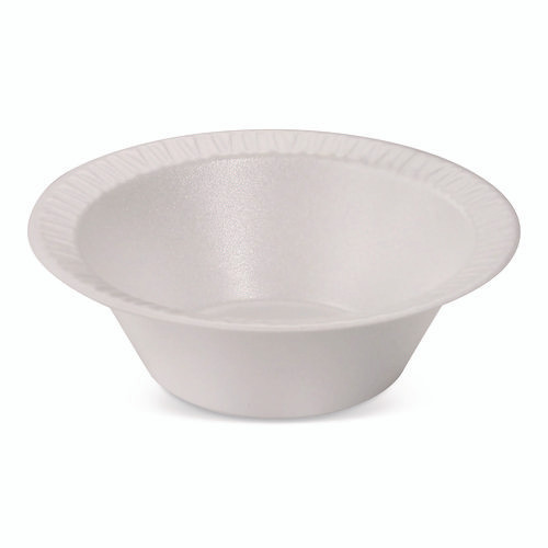 Concorde Foam Bowls, 12 oz, White, 125/Pack