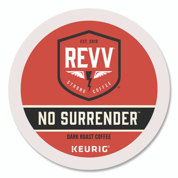 NO SURRENDER K-Cup, Dark Roast, K-Cup, 24/Box