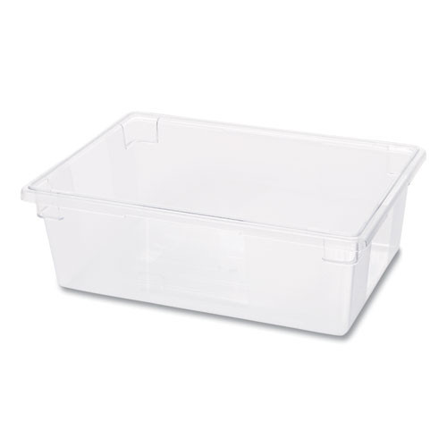 Food/Tote Boxes, 12.5 gal, 26 x 18 x 9, Clear, Plastic