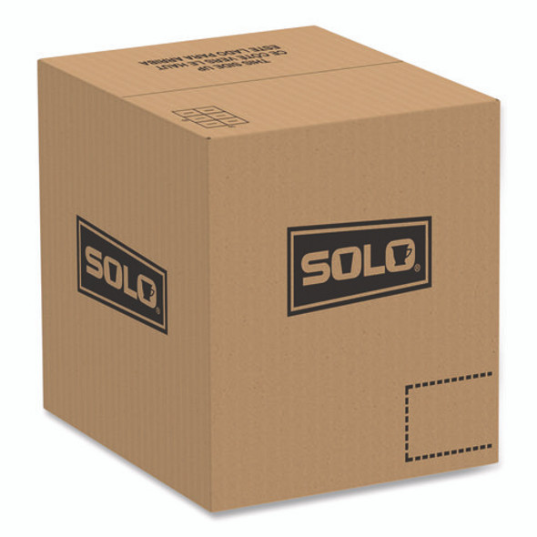 Creative Carryouts OctaView Hinged Lid Containers, 9.13 x 9.55 x 2.38, Black/Clear, Plastic, 100/Carton