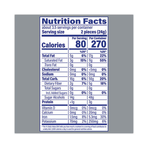 Sugar Free Peppermint Pattie, 3 oz Peg Bags, 12/Carton