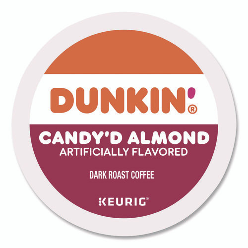Candy'd Almond Coffee K-Cups, 0.35 oz, 22/Box