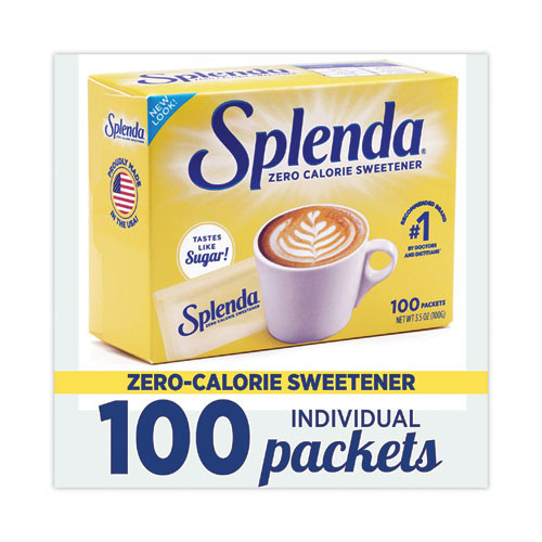 No Calorie Sweetener, 1 g Packet, 100/Box