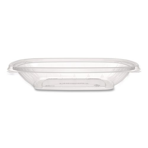 Square Plastic Bowls, 24 oz, 5 x 5 x 1.99, Clear, Plastic, 63 Bowls/Sleeve, 4 Sleeves/Carton