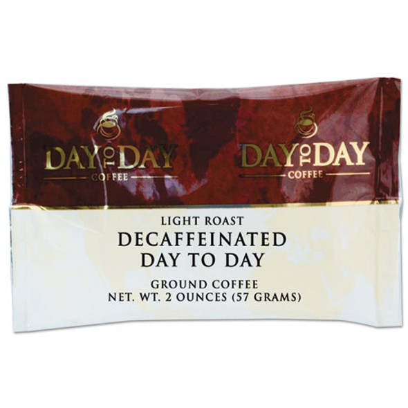 100% Pure Coffee, Decaffeinated, 2 oz Pack, 42/Carton