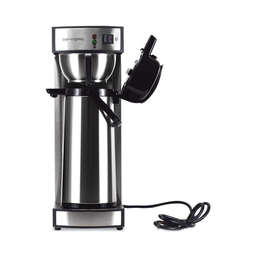 Air Pot Brewer, 75 oz, 8.75 x 14.75 x 21.25, Stainless Steel