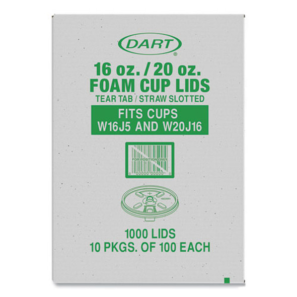 Lids for Foam Cups and Containers, Fits 16 oz/20 oz Hot Cups, Plastic, Translucent, 1,000/Carton Lids for Foam Cups and Containers, Fits 16 oz/20 oz Hot Cups, Plastic, Translucent, 1,000/Carton