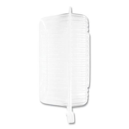 Handi-Lock Single Compartment Food Container, 16 oz, 5.63 x 3.25, Clear, Plastic, 500/Carton