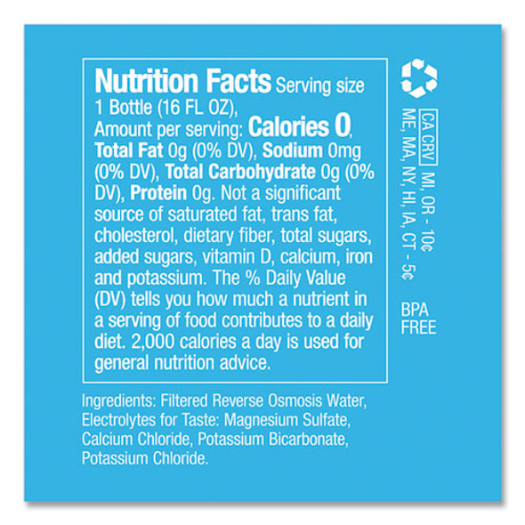 Reverse Osmosis Still Water, 16 oz Bottle, 12/Carton