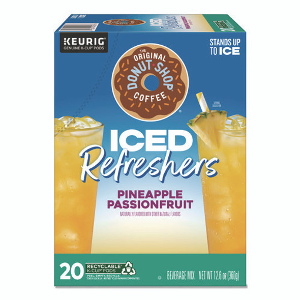 ICED Refreshers K-Cup Pods, Passion Fruit, 20/Box