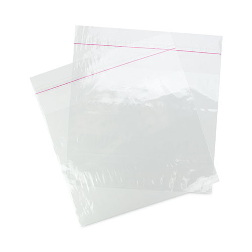 Sandwich Bags with Resealable Tape Closure, 10" x 8", Clear, 1,000/Carton
