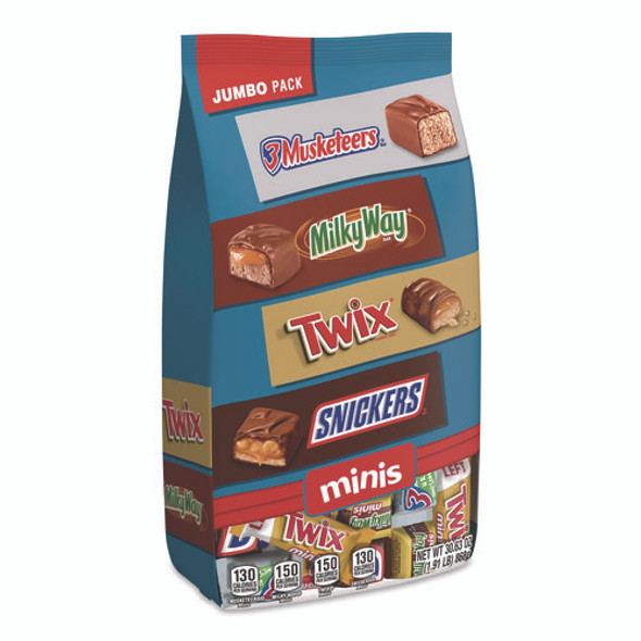 Minis Variety Jumbo Pack, Assorted, 30.63 oz Bag