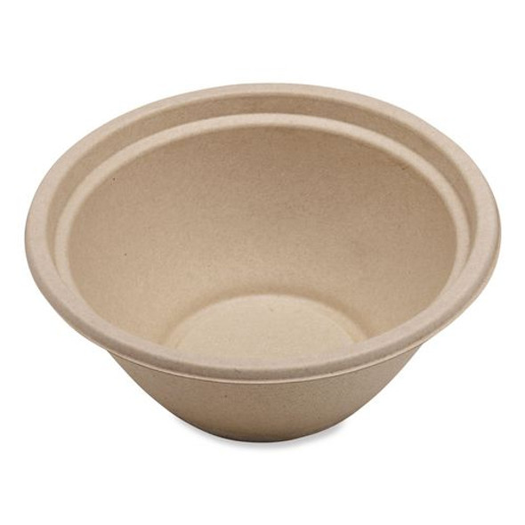 Fiber Bowls, 32 oz, 7.4 x 7.4 x 3.2, Natural, Paper, 500/Carton