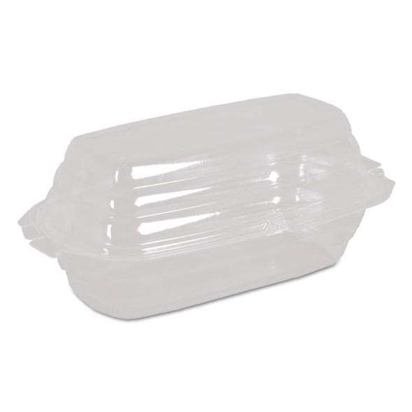 Comet Dessertware Containers/Lids, Banana Split, 4 x 8 x 3.12, Clear, Plastic, 500/Carton