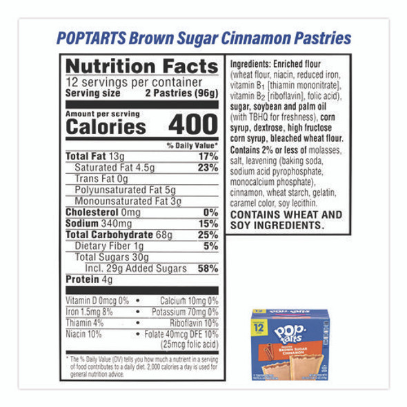 Celcius Vibe and Pop Tarts Variety Combo Pack,(18) 12oz Cans,(24) Frosted Strawberry/(24) Frosted Brown Sugar Cinnamon/Bundle