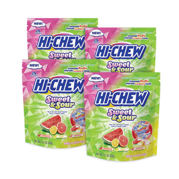 Fruit Chews, Sweet and Sour, 12.7 oz, 3/Pack