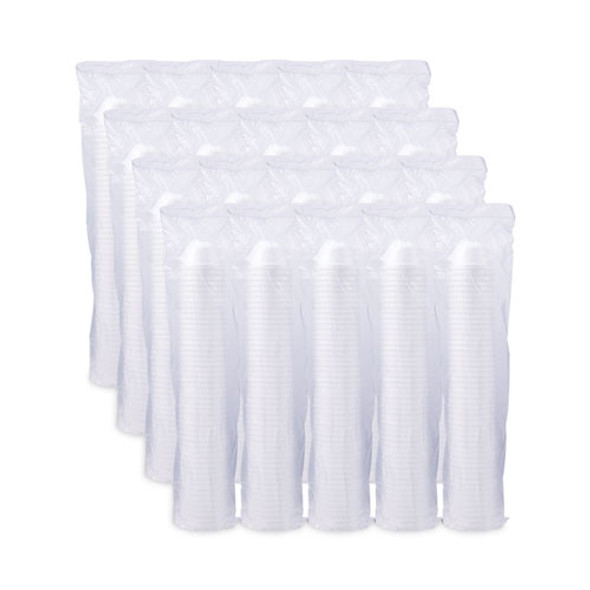 Foam Container, Squat, 6 oz, White, 50/Pack, 20 Packs/Carton