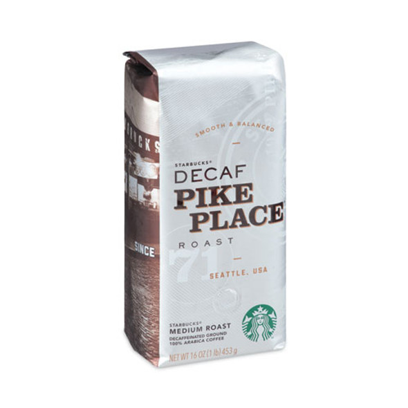 Coffee, Pike Place Decaf, 1 lb Bag, , 6/Carton