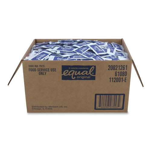 Zero Calorie Sweetener, 0.04 oz Packet, 2,000/Carton