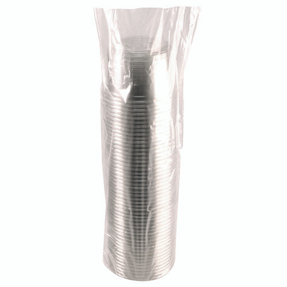 Recycleware Round Deli Container, 16 oz, 4.6" Diameter x 3" h, Clear, Plastic, 500/Carton