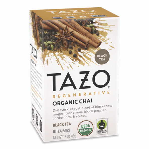 Tea Bags, Organic Chai, 16/Box Tea Bags, Organic Chai, 16/Box