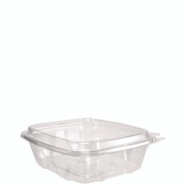 ClearPac SafeSeal Tamper-Resistant/Evident Containers, Domed Lid, 24 oz, Clear, Plastic, 100/Bag, 2 Bags/Carton