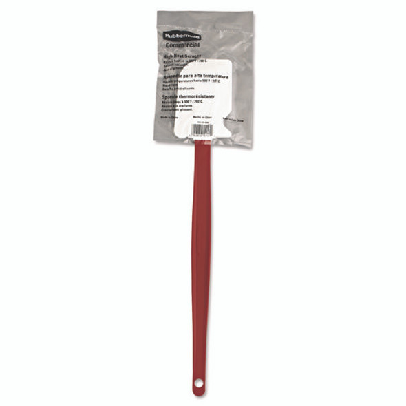 High-Heat Cook's Scraper, Plastic, 16.5", Red/White