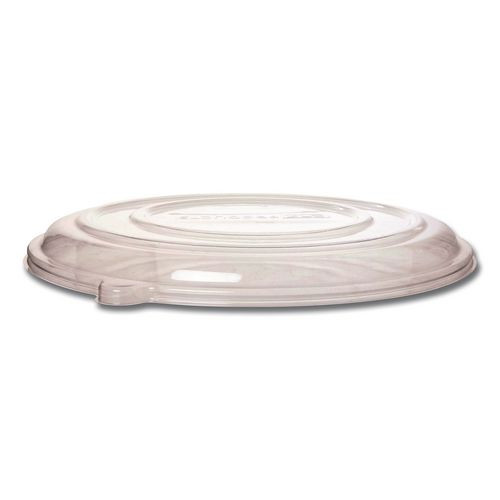 100% Recycled Content Pizza Tray Lids, 16 x 16 x 0.2, Clear, Plastic, 50/Carton
