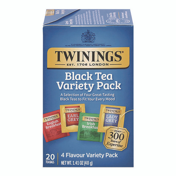 Black Tea Variety Pack, Assorted Flavors, 20/Box Black Tea Variety Pack, Assorted Flavors, 20/Box