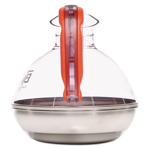 Easy Pour Decanter, 64 oz, Orange Handle