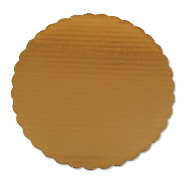 Gold Cake Circles, Single Wall Construction, 10" Diameter, Gold, Paper, 200/Carton Gold Cake Circles, Single Wall Construction, 10" Diameter, Gold, Paper, 200/Carton