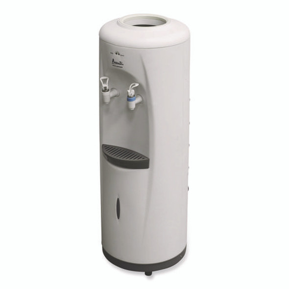 Cold and Room Temperature Water Dispenser, 3 gal to 5 gal, 11.5 x 12.5 x 34, White