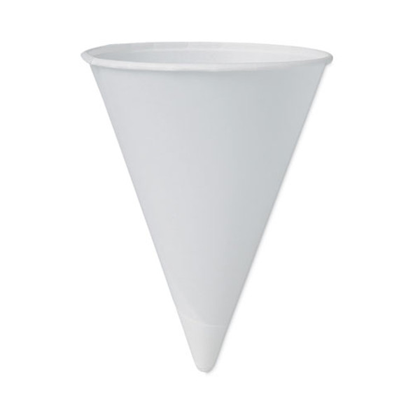Cone Water Cups, 4 oz, Paper, White, 200/Pack