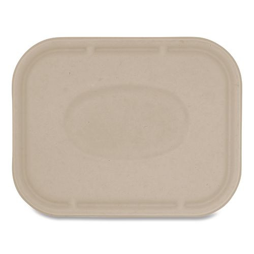 Fiber Lids for Fiber Containers, 7.8 x 10.1 x 0.5, Natural, Paper, 400/Carton
