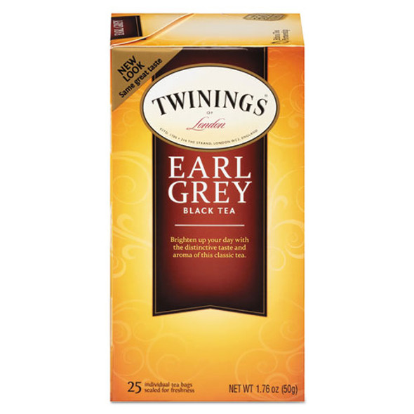Tea Bags, Earl Grey, 1.76 oz, 25/Box