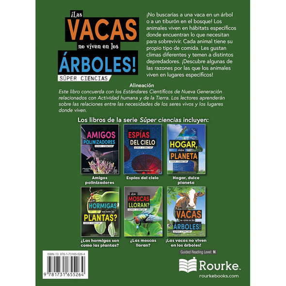 ¡Las vacas no viven en los árboles!