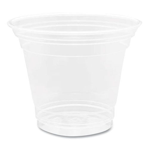 PET Plastic Cups, 9 oz, Clear, 1,000/Carton