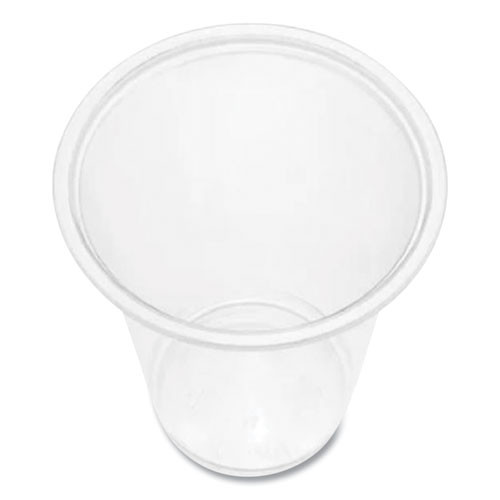 PET Plastic Cups, 7 oz, Clear, 1,000/Carton