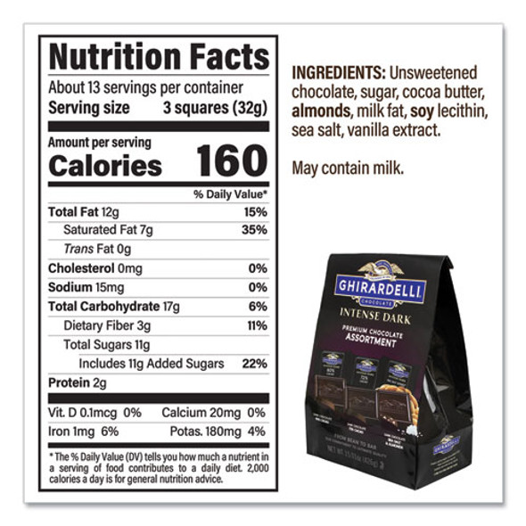 Intense Dark Chocolate Premium Collection, 15.01 oz Bag