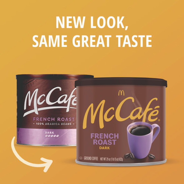 Ground Coffee, French Roast, 29 oz Can