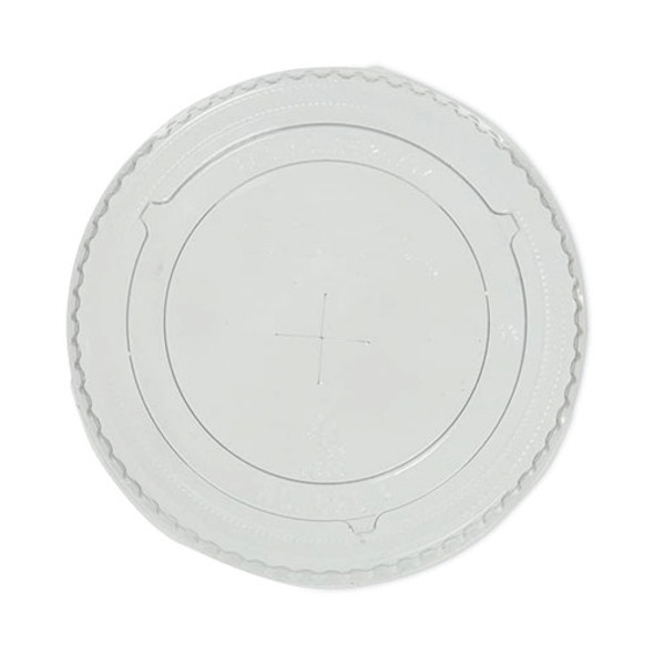 Plastic Cold Cup Lids, Fits 12 oz to 20 oz Cold Cups, Clear, 1,000/Carton