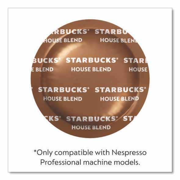 Professional Starbucks House Blend Nespresso Pods, 50/Box