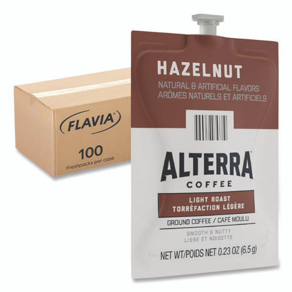 Alterra Hazelnut Coffee Freshpack, 100/Carton