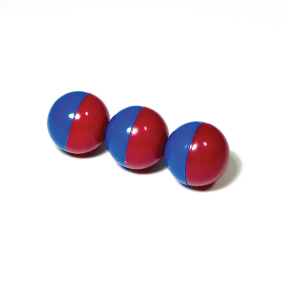 North/South Magnet Marbles (Red/Blue), Set of 100